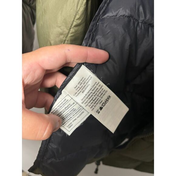 Eddie Bauer Coat Women's XL Green Olive Quilted Puffer Winter Down Filled Warm - Picture 4 of 7